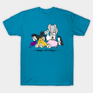 Happy Birthday from these Cute Animals T-Shirt